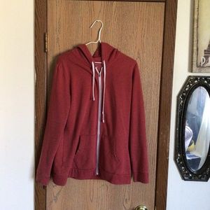 Dark red Womens hoodie